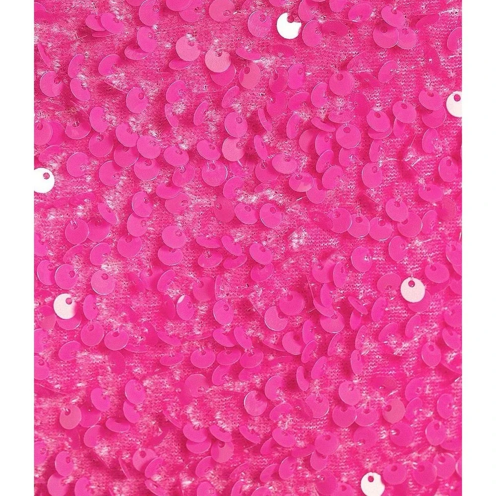 NWT‎ Midnight Doll One Shoulder Sequin Front Slit Bodycon Pink Dress Size L
